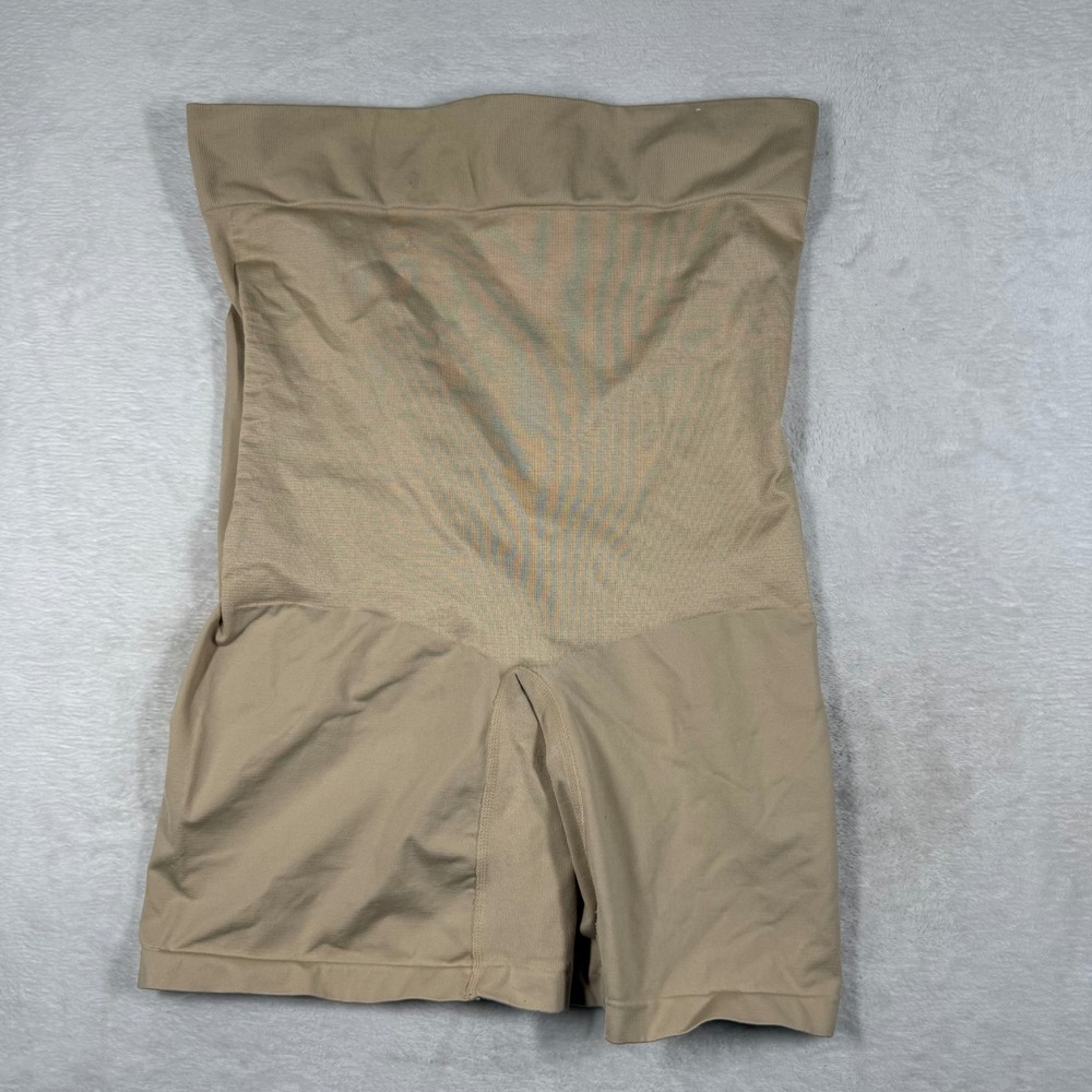 Cacique The Slimmer Ultra High-Waist Short Shapewear Beige Plus Size 22/24